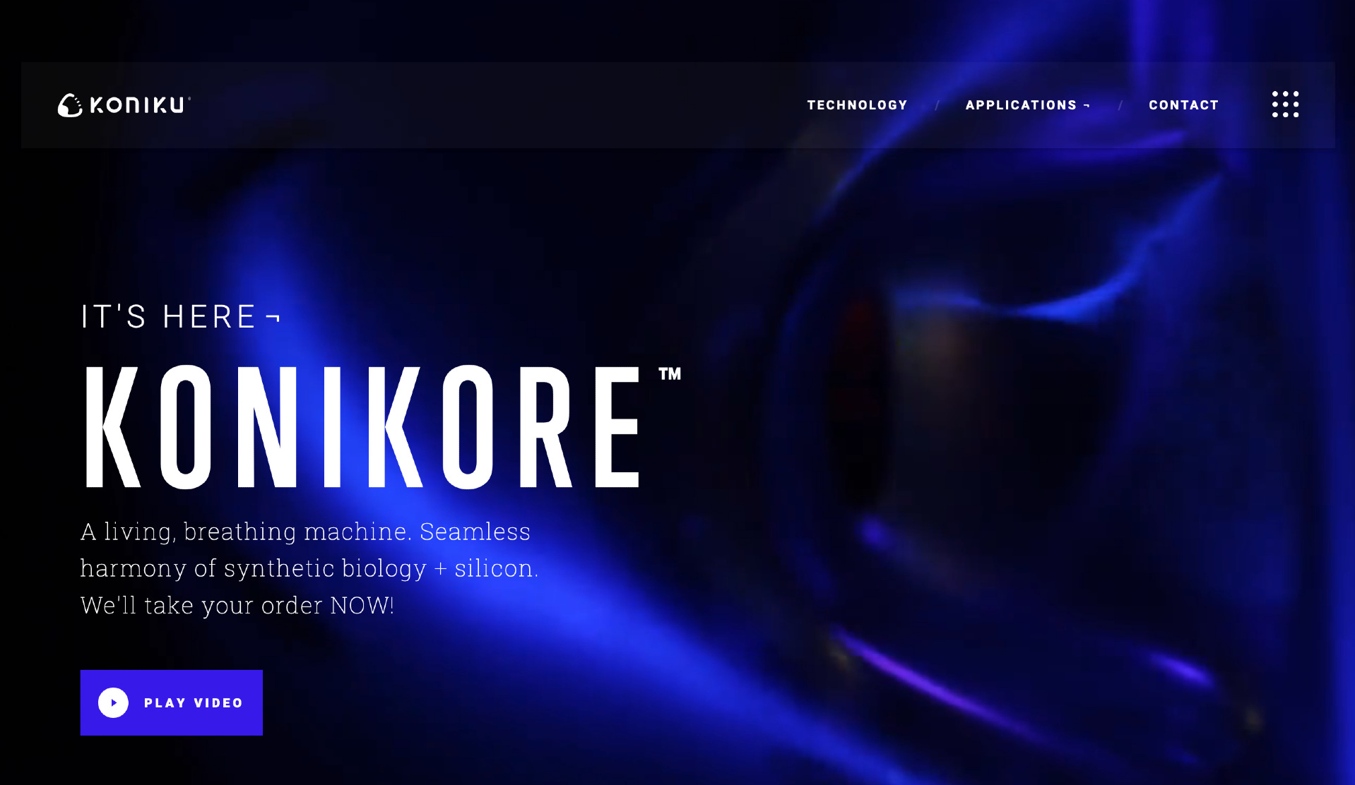Modern Website Design: Koniku