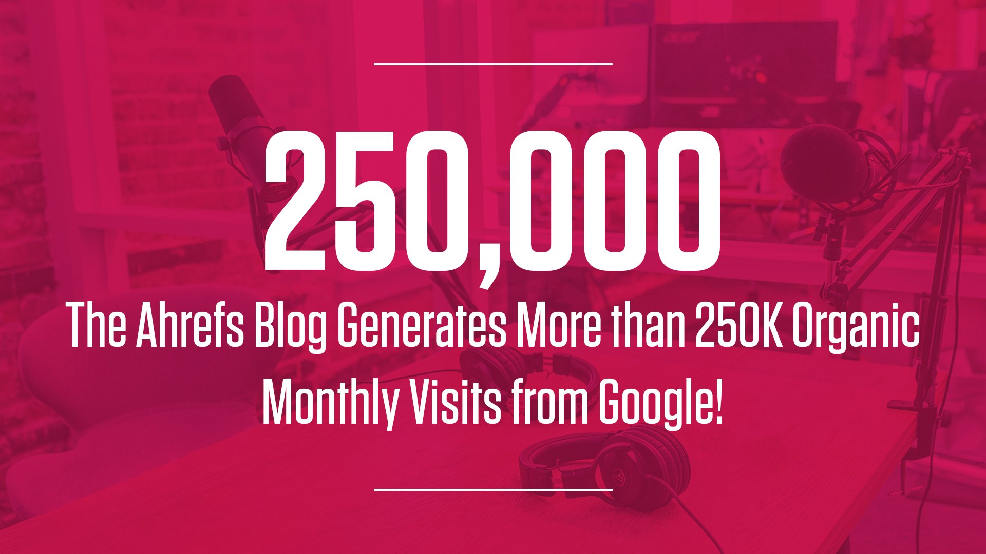 250,000 Monthly Organic Visits