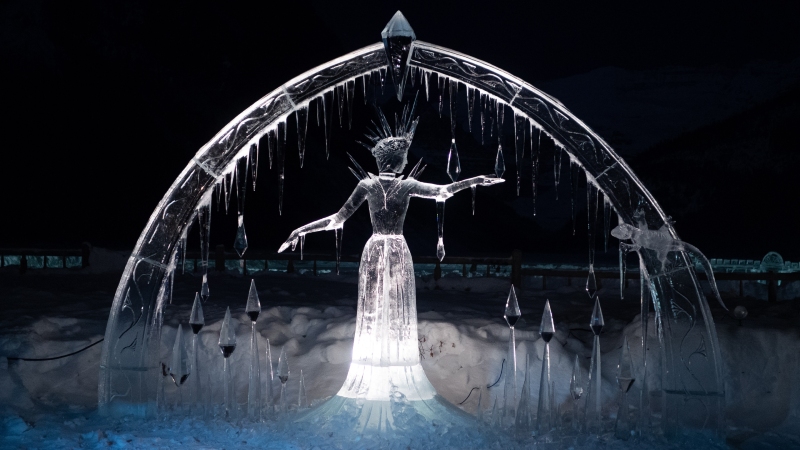 Inbound 2021 conference ice sculpture