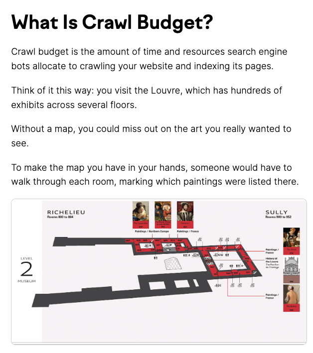 definition of the crawl budget