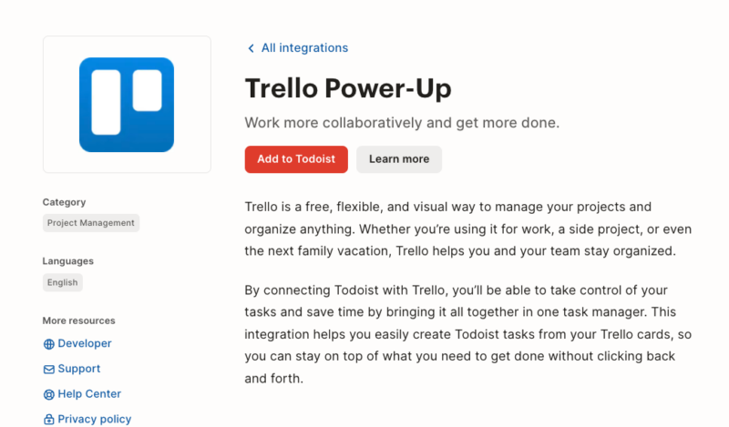 trello powerup description