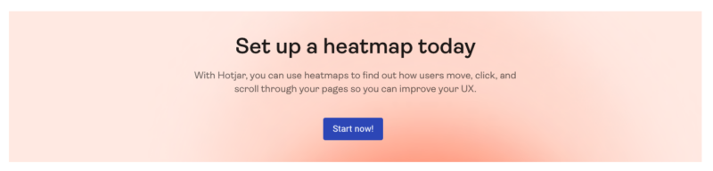 hotjar heatmap