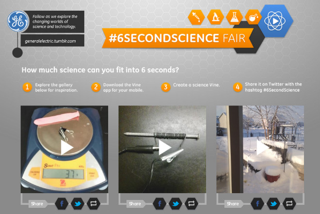 GE #6secondscience
