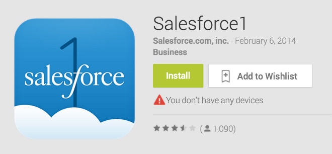 salesforce1 mobile app